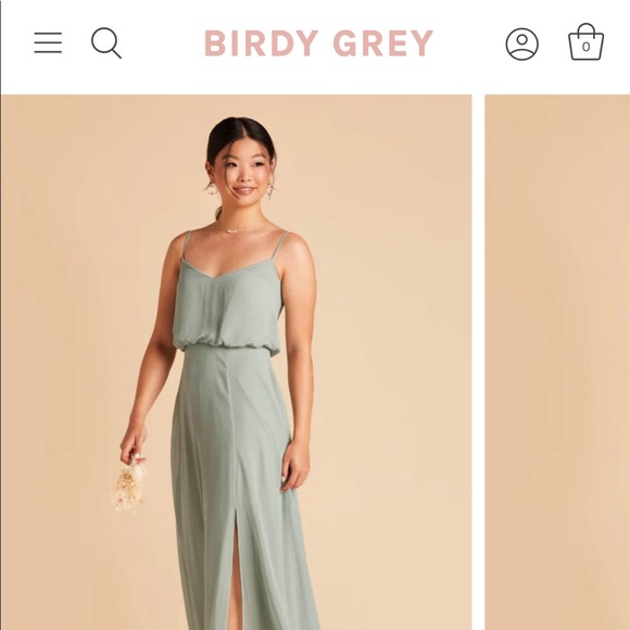Birdy Grey Gwennie sage bridesmaid dress XS - Picture 4 of 9